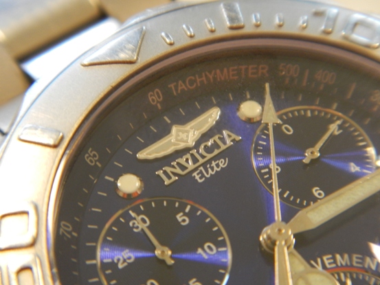 Invicta 9538A elite titanium diver quartz chronograph review pics WATCH TALK FORUMS